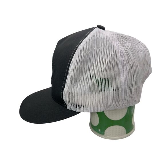 Lazy Ranch Wear embroidered cow Patch Trucker Gray Snap Back cowgirl - Picture 6 of 14